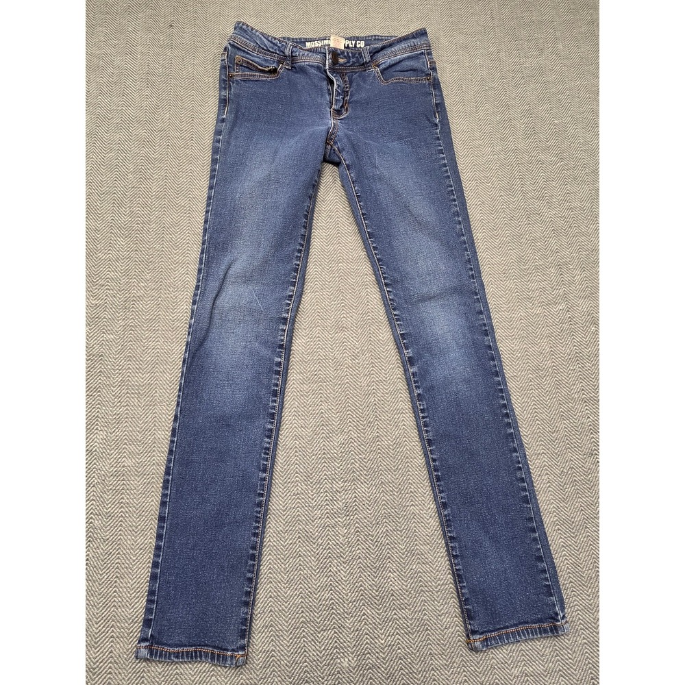 Mossimo Supply Co Womens Skinny‎ Jeans Medium Wash Fit 6 Blue Size 7 29x29